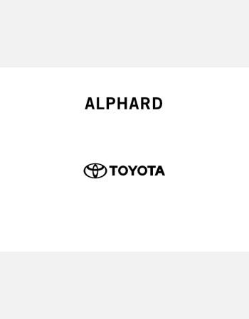 toyota alphard 2020-2021 owners manual in english